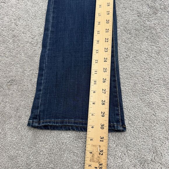 Levi's 725 High Rise Bootcut Denim Jeans Womens 26x30 Dark Wash Stretch Casual - Picture 12 of 15